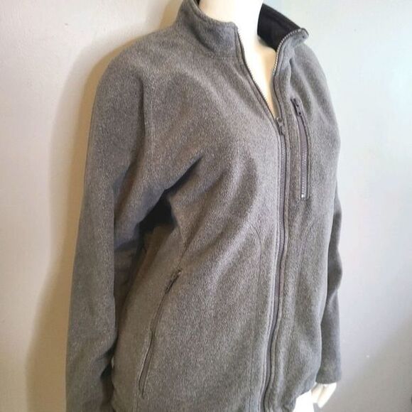 Eddie Bauer Gray Zip Up Windcutter Jacket Med - Picture 6 of 11